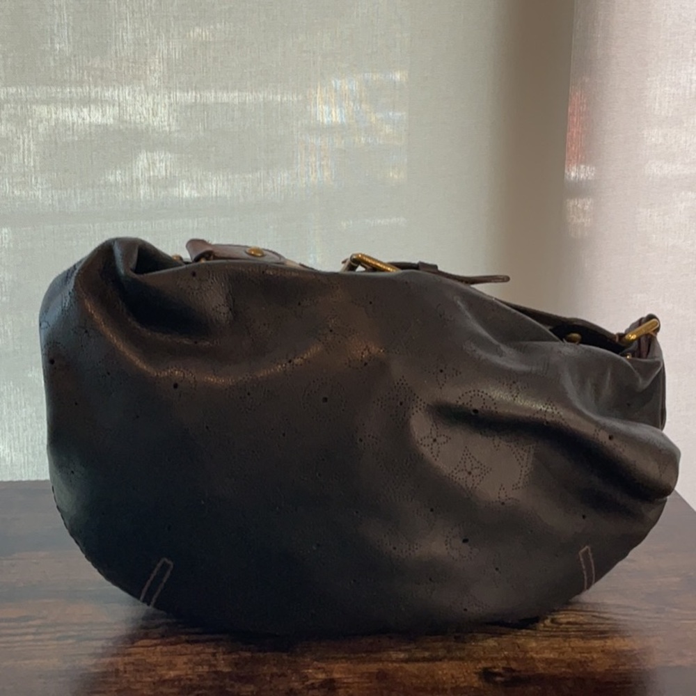 Louis Vuitton Brown Custom Leather Shoulder Bag